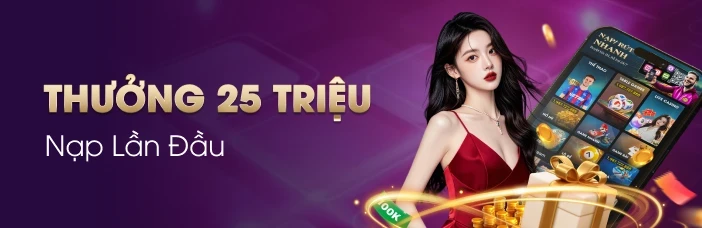 NC88 Thành viên mới nạp đầu – Tặng 25 triệu VND chơi Thể Thao, Nổ Hũ, Bắn Cá.